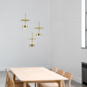 Loft Industry Modern - Brass Rain